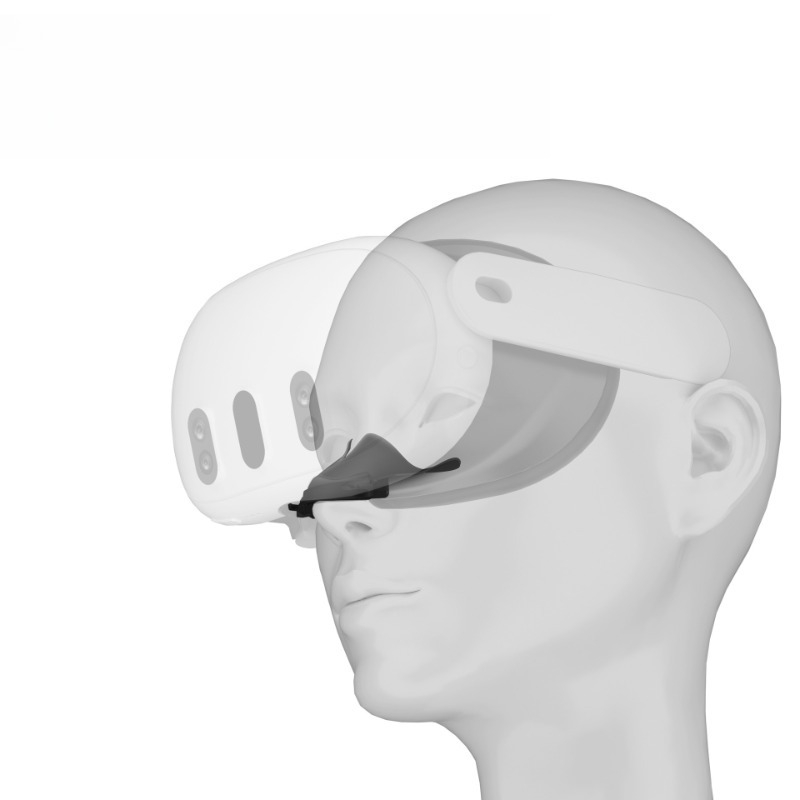 Silicone Mask Bracket - Applicable Metaquest3VR Glasses Silicone Mask Nose