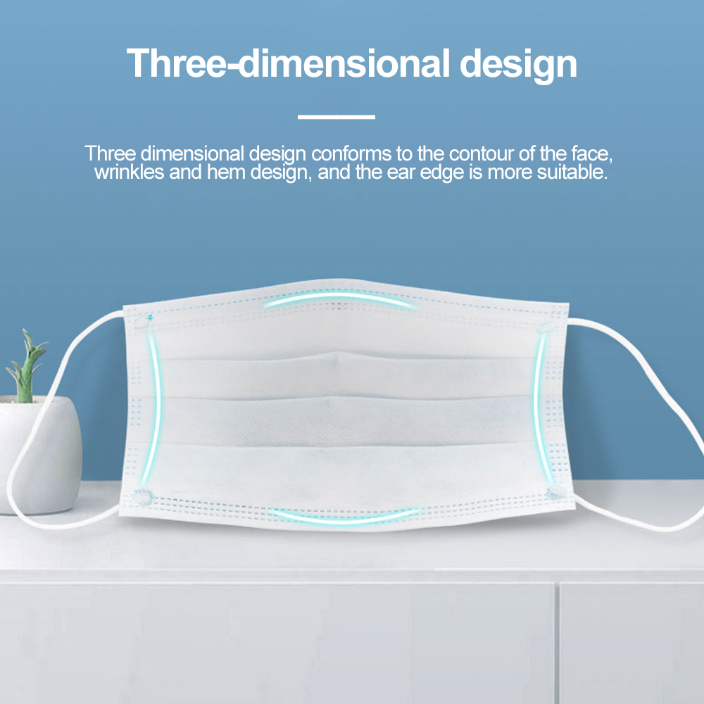 Mouth Masks 3-layer Anti-Dust  - Disposable Surgical Mask review and price