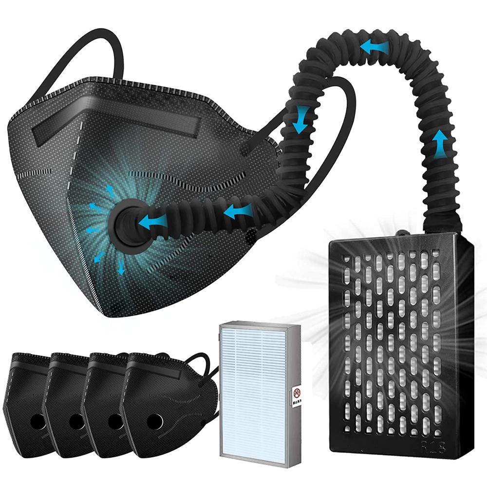 Electric KN95 Mask with Fan -  - Kn95 Respirator Mask review and price