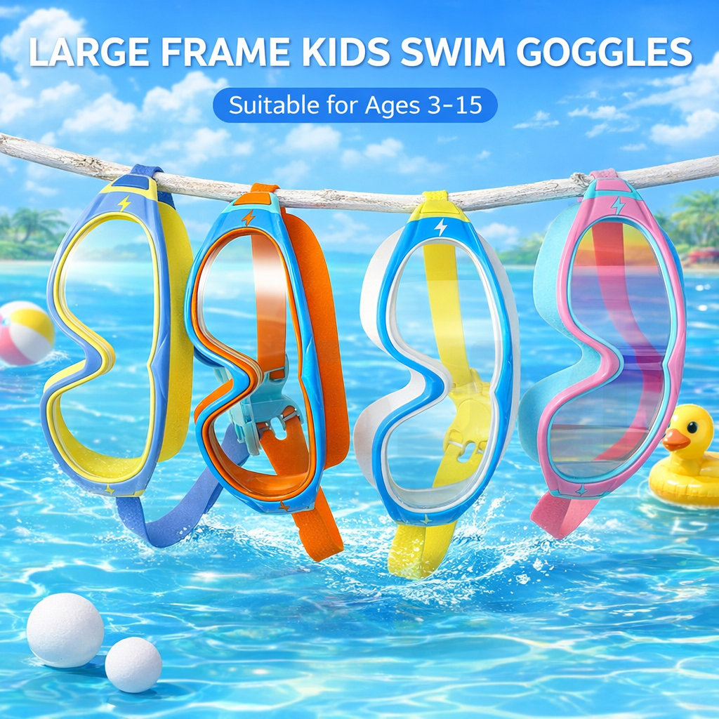 JSJM Kids Swimming Goggles Big - Anti Pollution Mask review and price