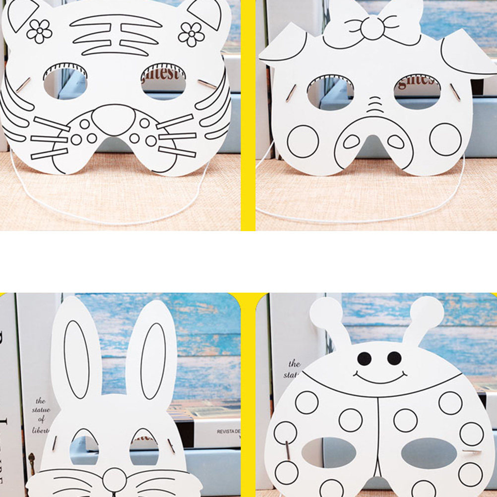 10Pcs Paper Mask Craft Kit Kid - Kids Face Mask review and price