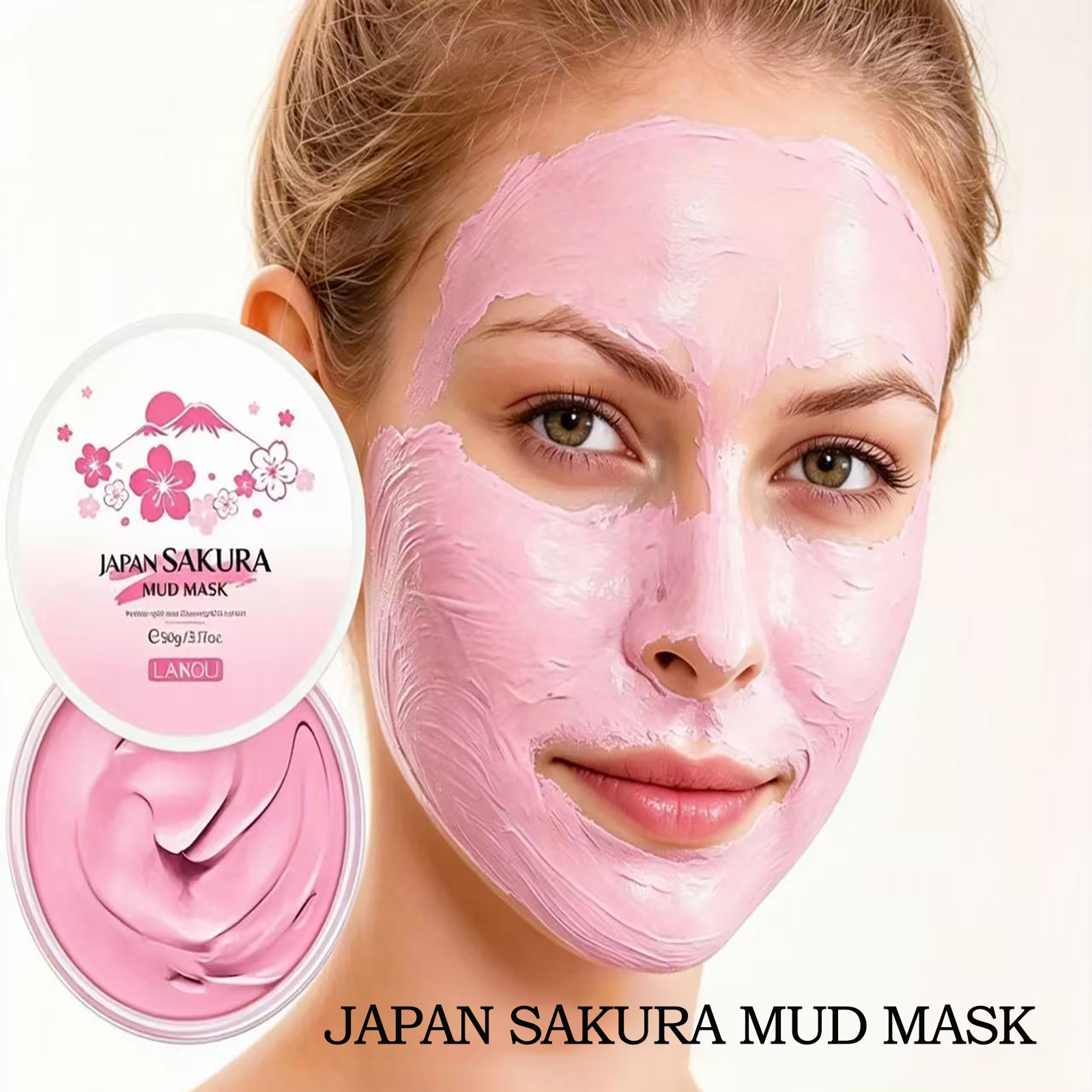LAIKOU Sakura Clay Mask 25g 90 - Dust Mask Construction review and price