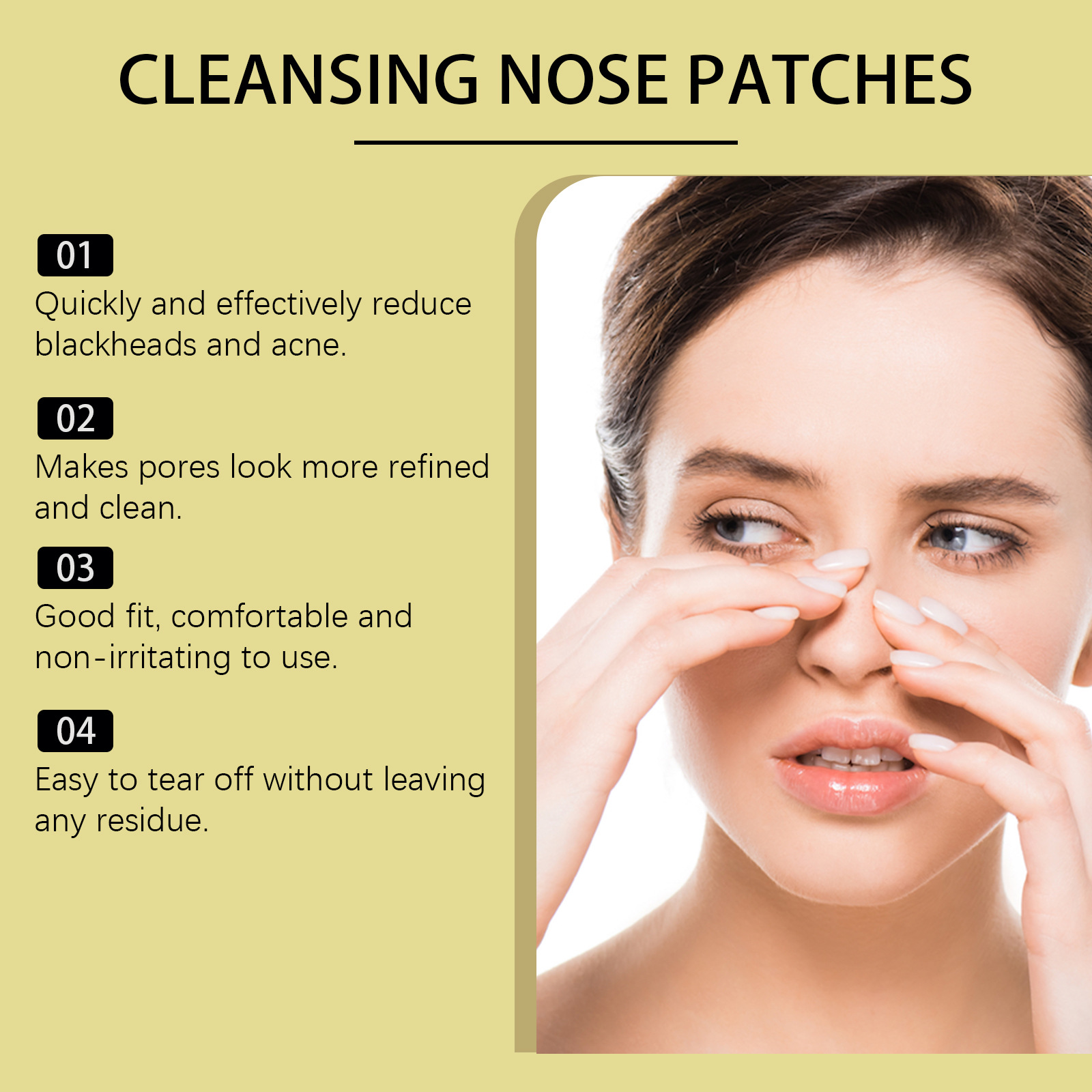 Nose Blackhead Remover Patch C - Black Face Mask Pack review and price