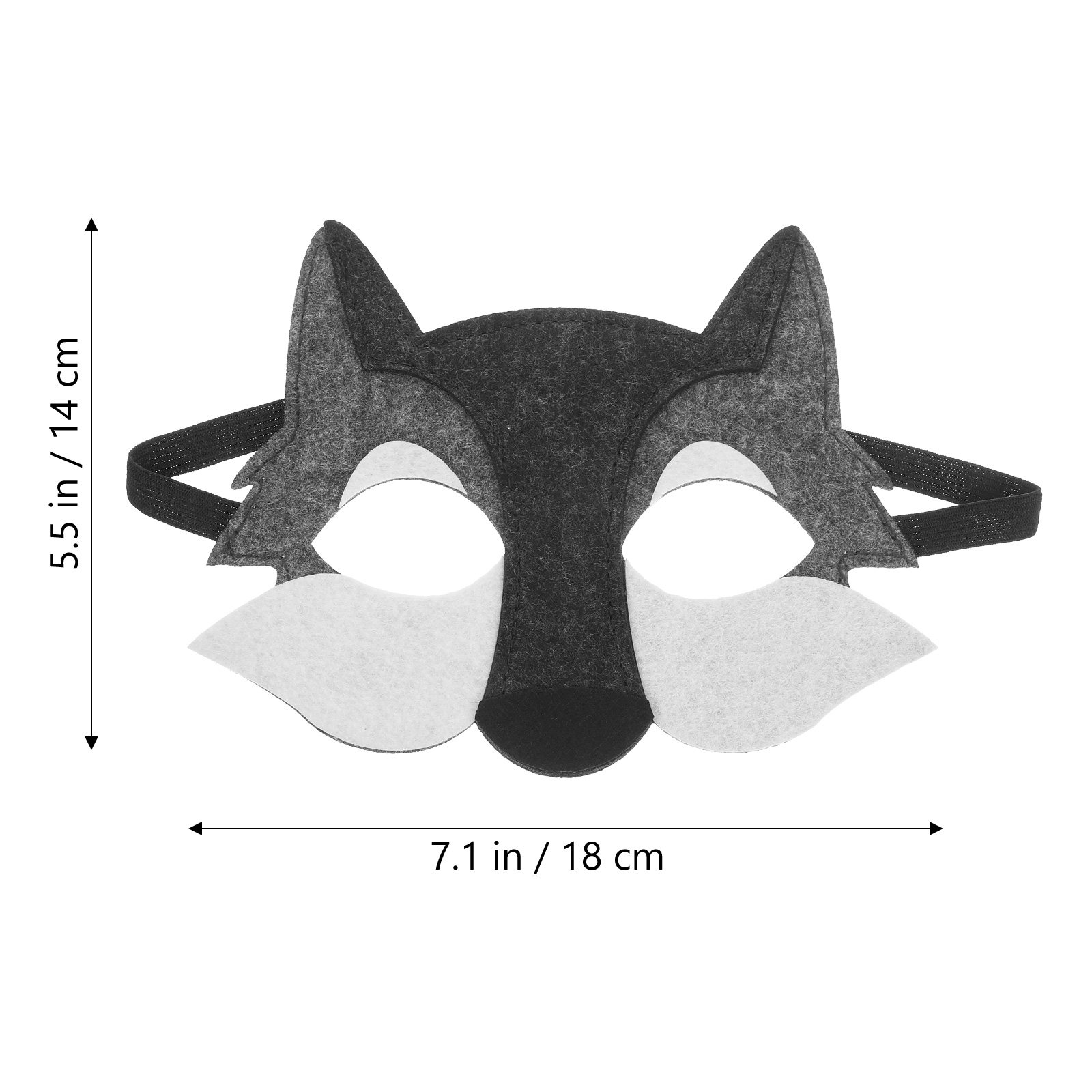 3Pcs Wolf Head Mask Kids Carto - Kids Face Mask review and price