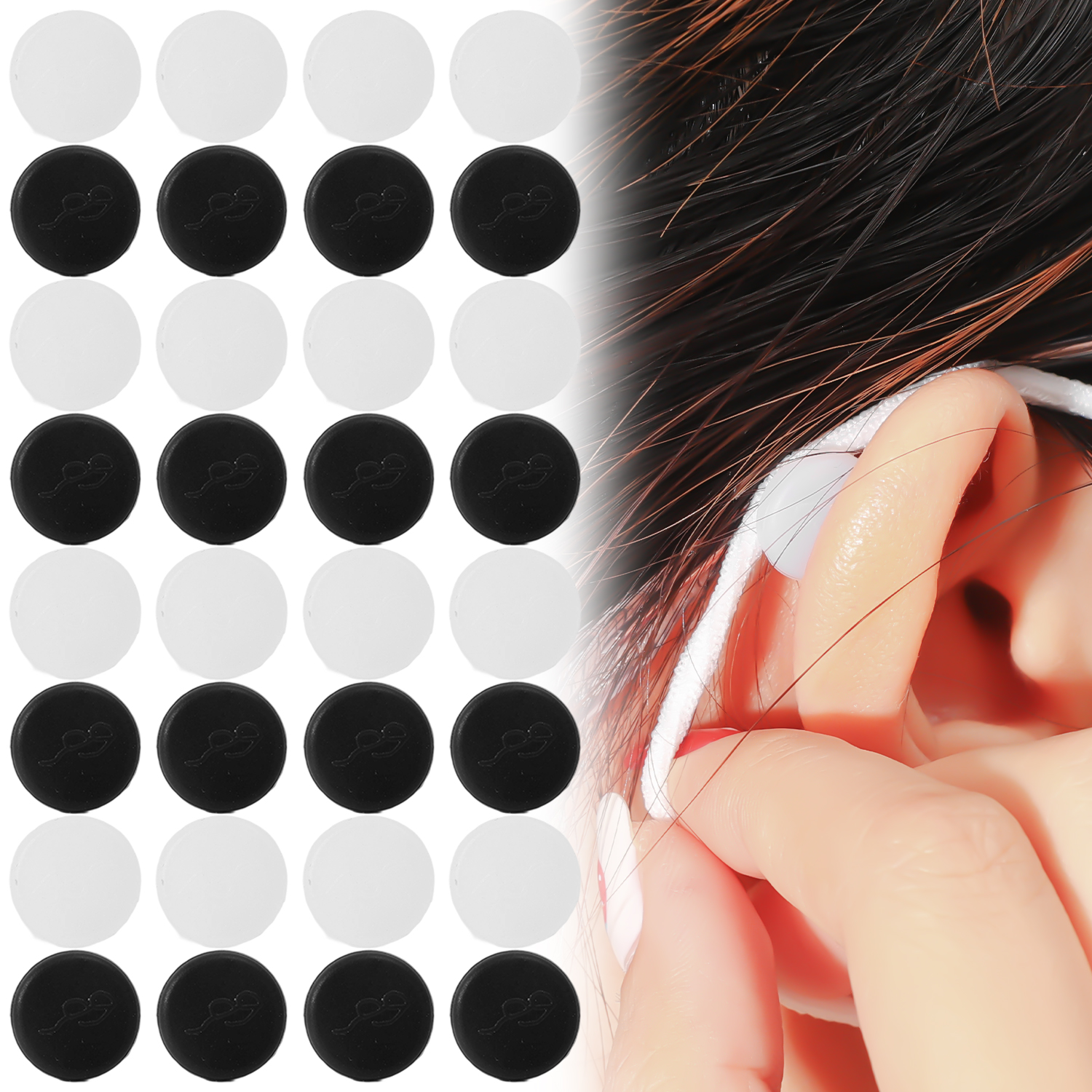 New Round Eyeglasses Mask Ear  - Silicone Mask Bracket review and price
