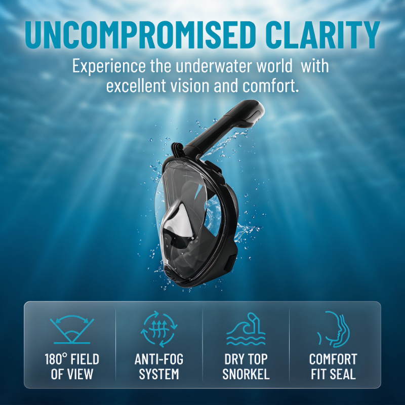 Safe Waterproof Snorkeling Div - Anti Pollution Mask review and price