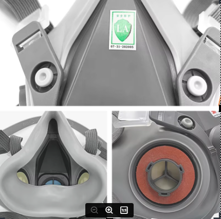 M 6100=S/ 6200=M/ 6300 =L resp - Dust Mask Construction review and price