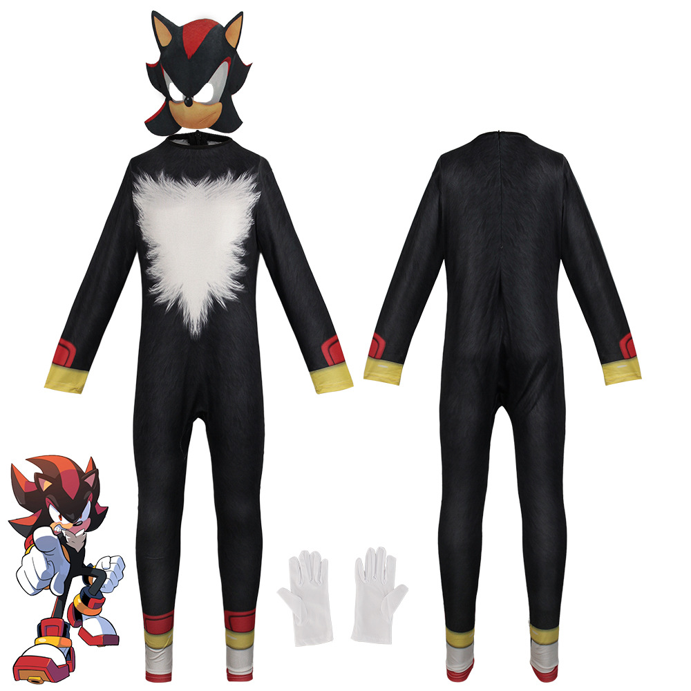 Anime Game Sonic Blue Red Blac - Black Face Mask Pack review and price