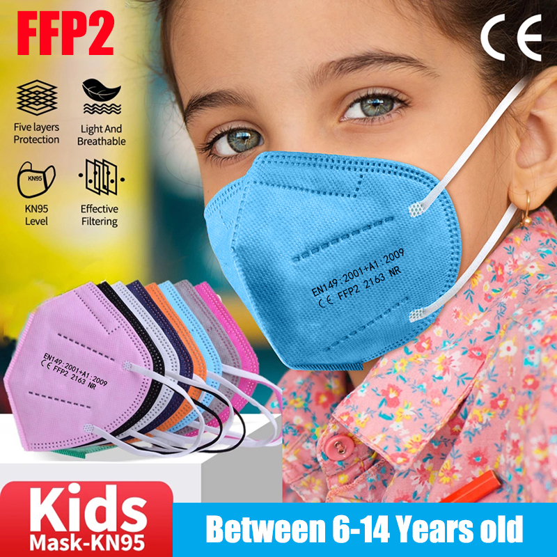 10-100pcs Kids KN95 Mask Child - Disposable Surgical Mask review and price