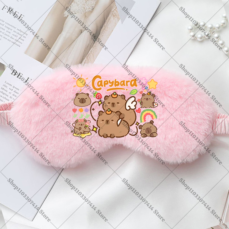 Capybara Girl Cartoon Sleep Ey - Kids Face Mask review and price