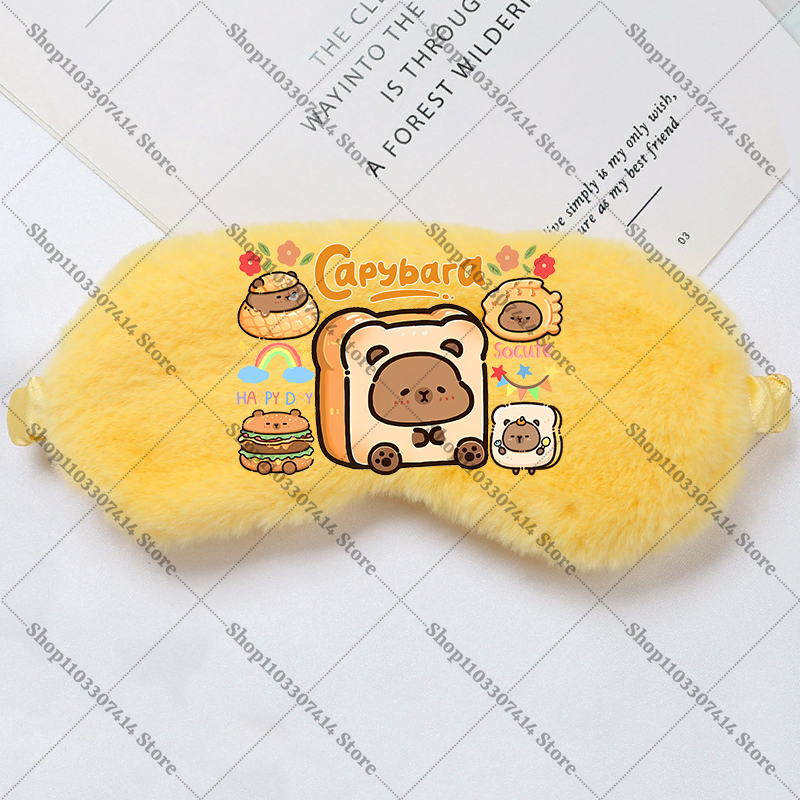 Capybara Girl Cartoon Sleep Ey - Kids Face Mask review and price