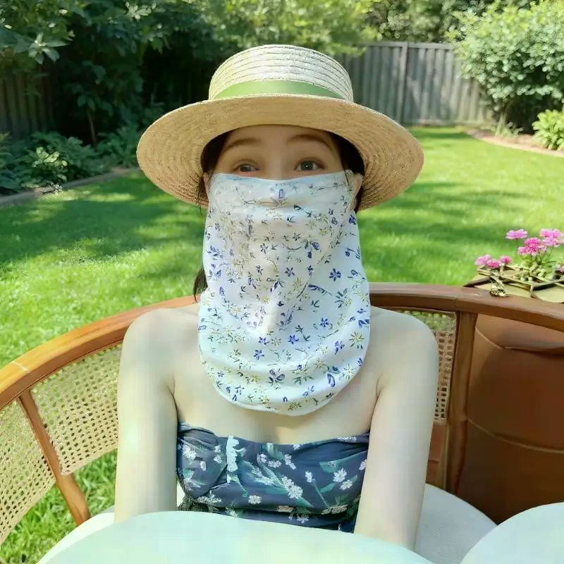 Flowers Summer Sunscreen Mask  - Kids Face Mask review and price