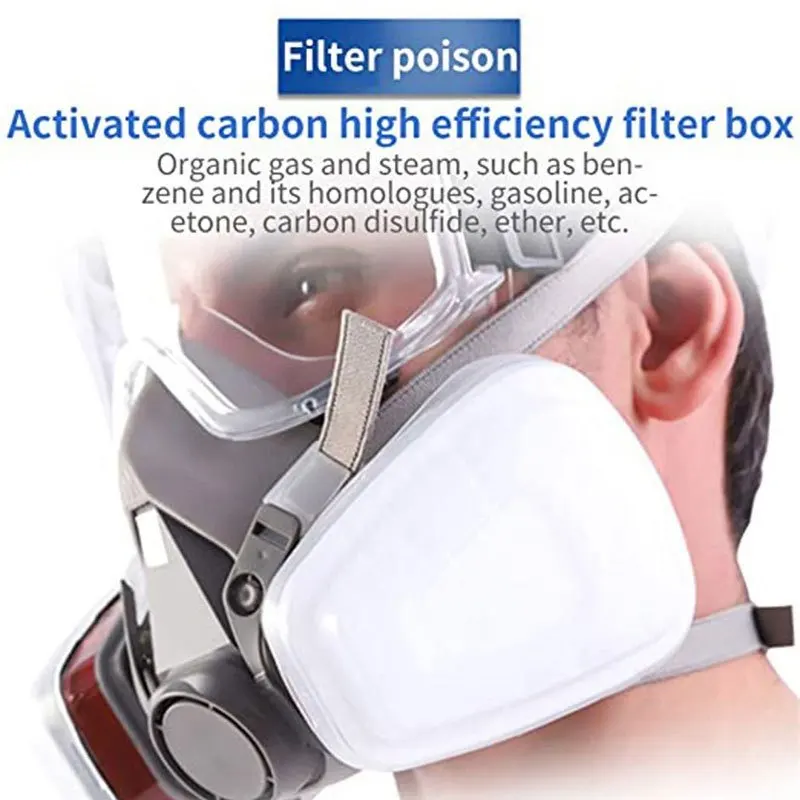 6200 7 in1 Gas Mask Gas-Proof  - Respirator Half Face review and price